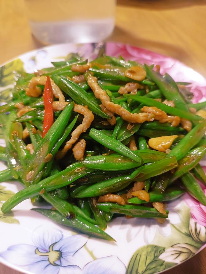 食谱大师快手小炒青椒肉丝干煸四季豆实拍