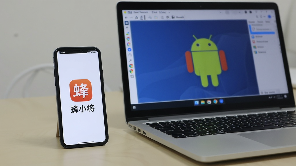 一部手机与一台笔记本电脑并排展示,手机屏幕显示\