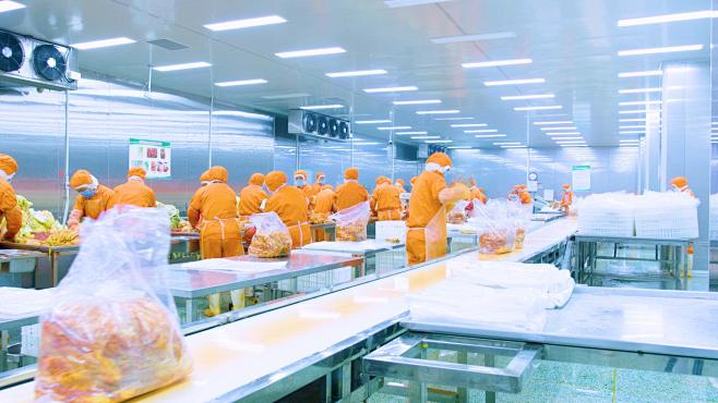 乡选联盟农产品分拣包装现场图