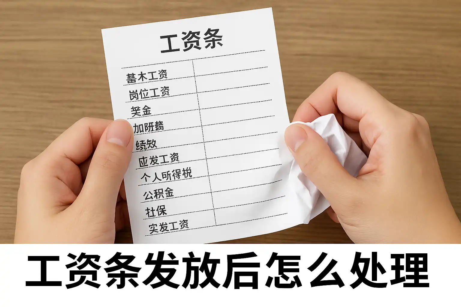 计件工资条核对注意事项与常见错误配图