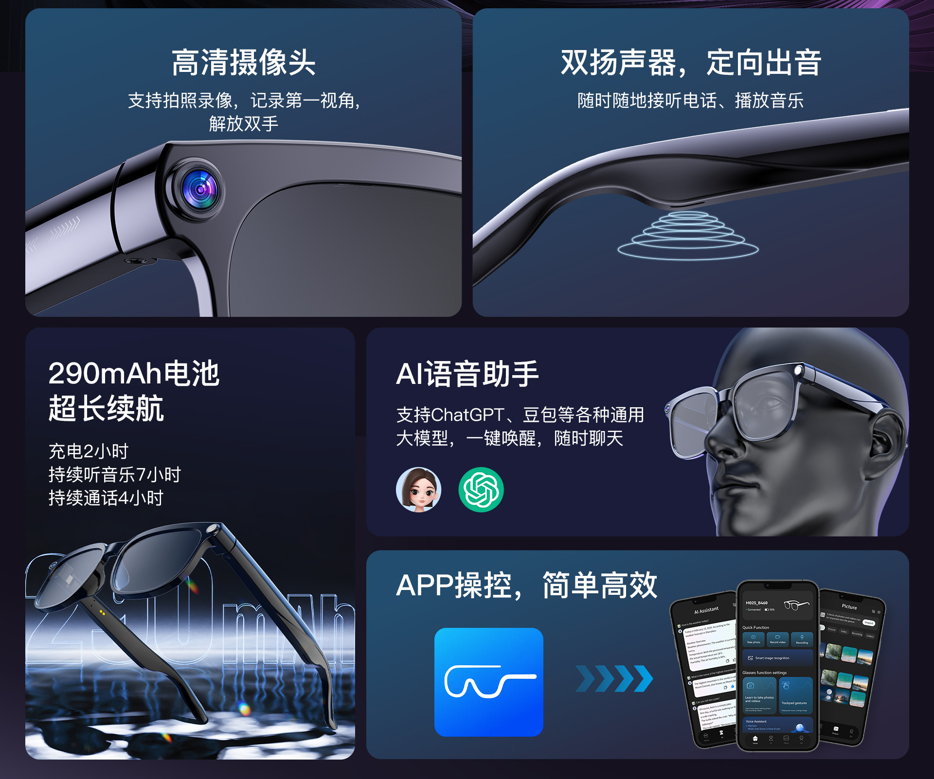 HeyCyan智能眼镜HeyCyan 实测体验 佩戴效果 功能展示 值不值得买