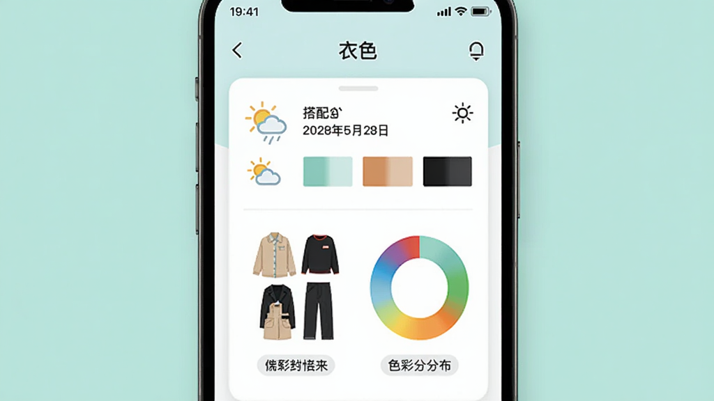 手机屏幕中展示