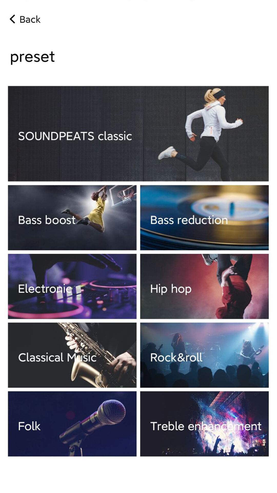 SOUNDPEATS安卓版 应用界面