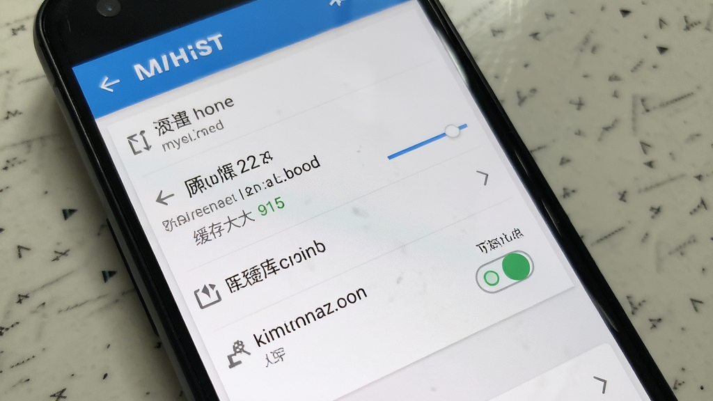 军考题库在安卓手机上的设置页面,屏幕显示权限管理与离线题库下载开关,主体为手机界面特写,布局纵向列表,排版简洁,风格工具类APP写实风,细节包含存储权限与缓存大小显示,画质清晰干净无多余元素