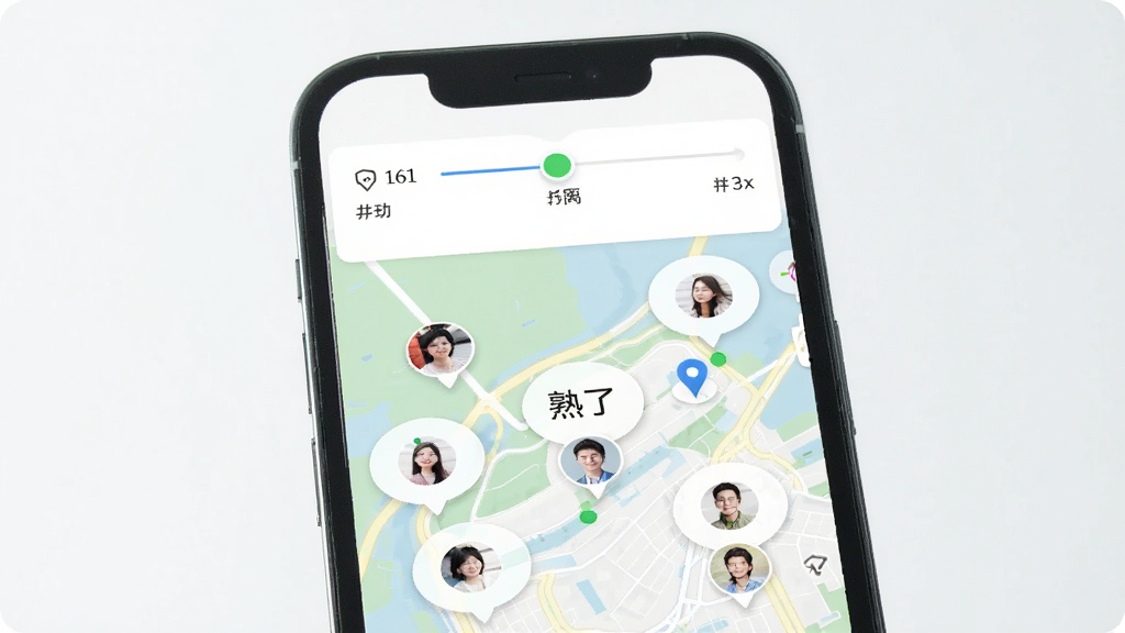 手机屏幕中显示
