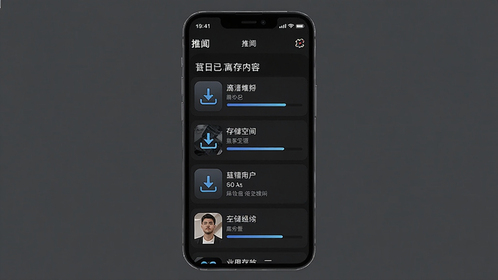一部手机显示