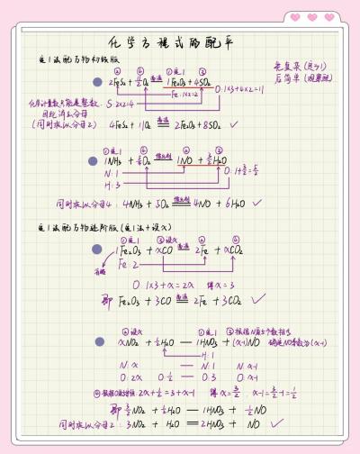 化学方程式配平观察法奇偶配平法实例演示