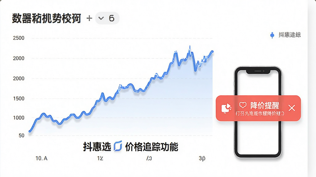 一张数据可视化图表截图,图表中展示一条价格走势折线,折线下方标注