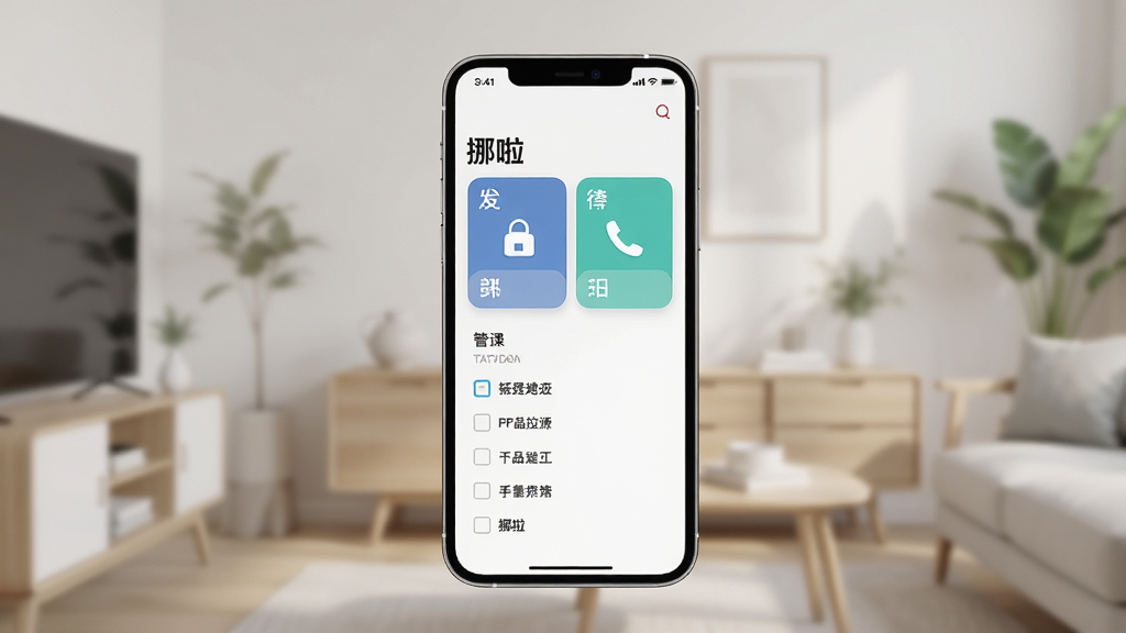 一张展示智能手机屏幕的图片,屏幕中央显示着名为