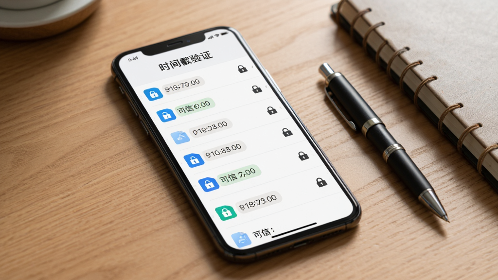 手机屏幕展示一个文件列表界面,每个文件旁边显示