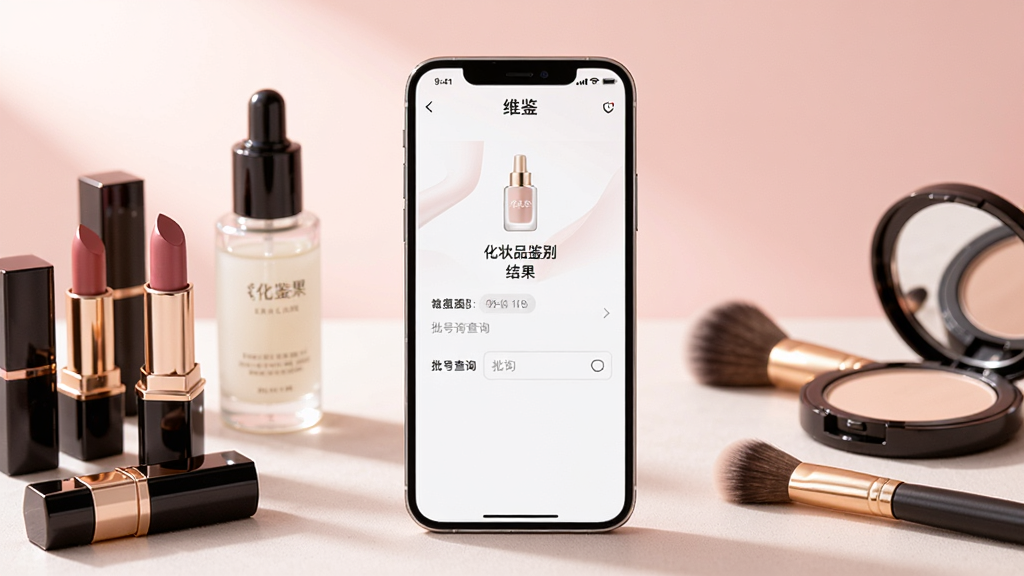 画面中央一部智能手机屏幕显示