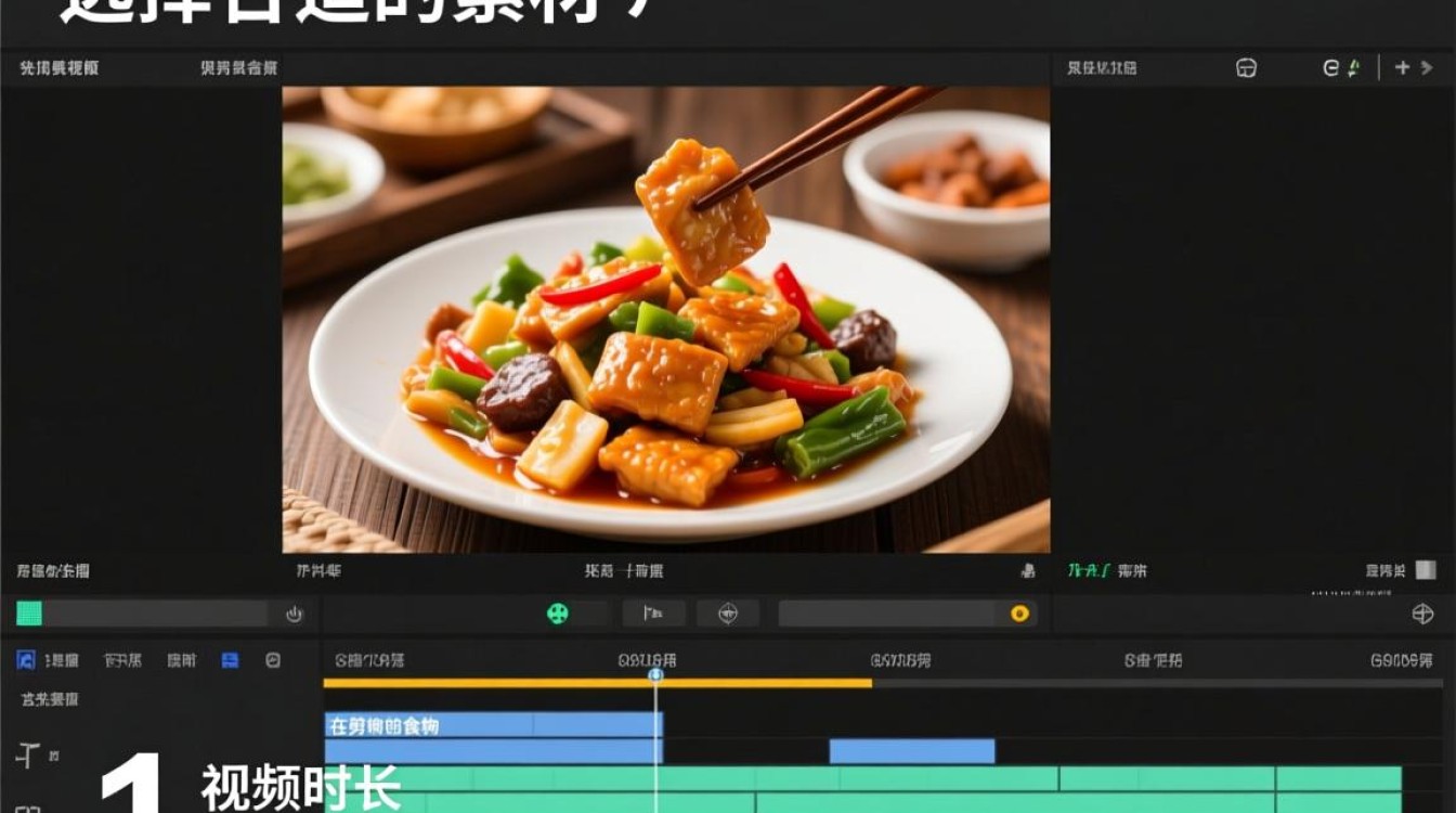 拍了嘛美食探店视频剪辑配乐与字幕处理配图