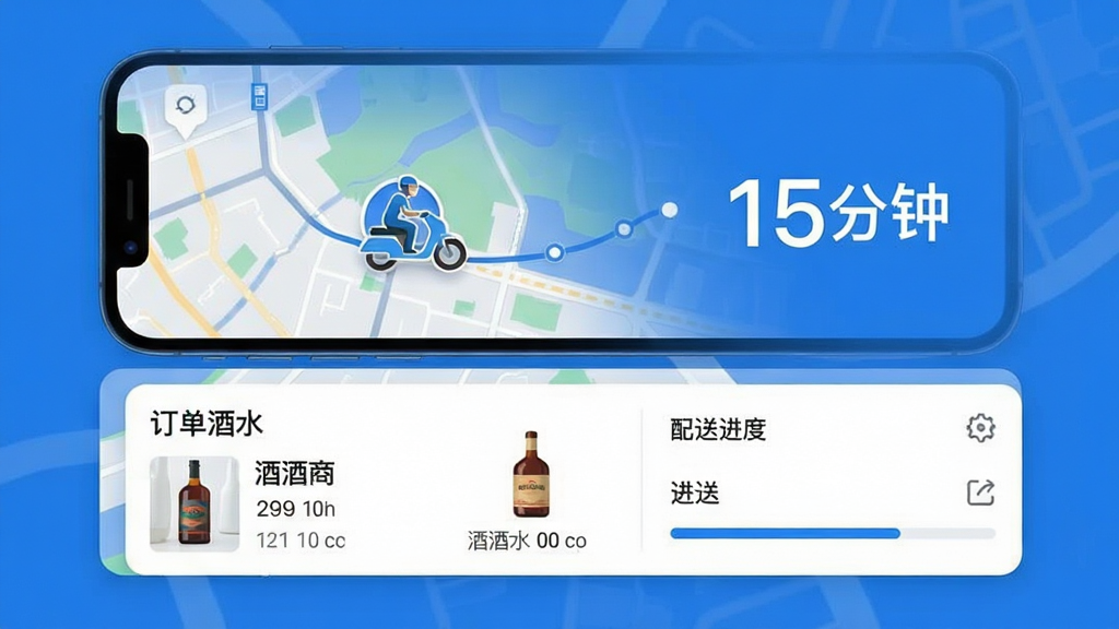 ��С��APP����������ʵʱ׷�ٹ��ܽ���ͼ��������һ���ֻ���Ļ��ʾ����׷��ҳ�棬��ͼ����һ������ͼ�������ƶ����Ա���ʾԤ���ʹ�ʱ��