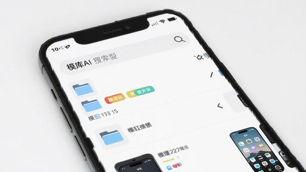 一部手机展示
