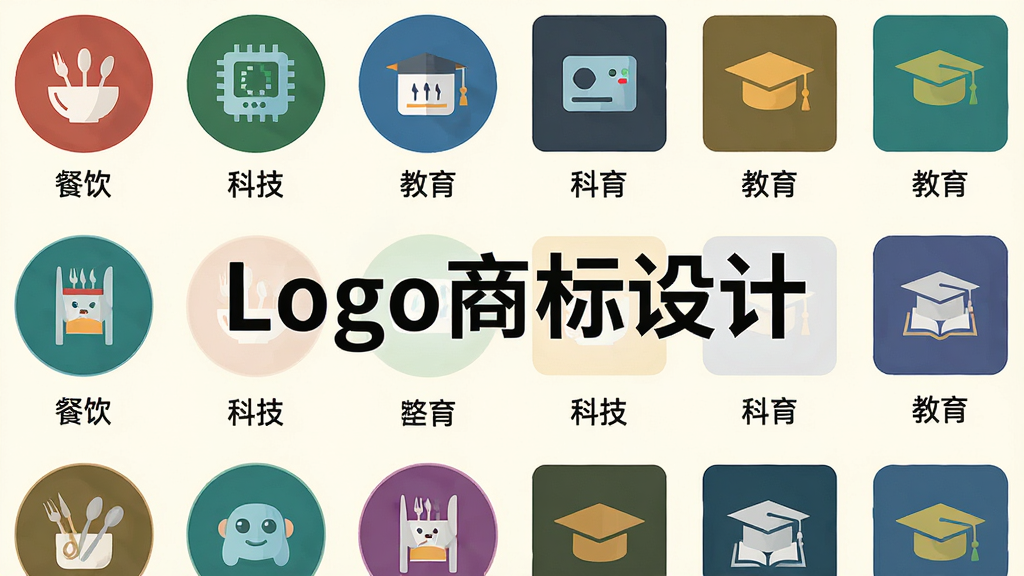 �ֻ�����չʾLogo�̱����ģ��⣬�������ж��Բ�κͷ����̱�ģ�壬ÿ��ģ���·���ע�����������Ƽ������������ȷ����ǩ����������ͻ����Logo�̱���ơ�������ǳɫ������ͼ���������Ű����룬��ƽ�廭��񣬸��廭�ʣ��ɾ�������