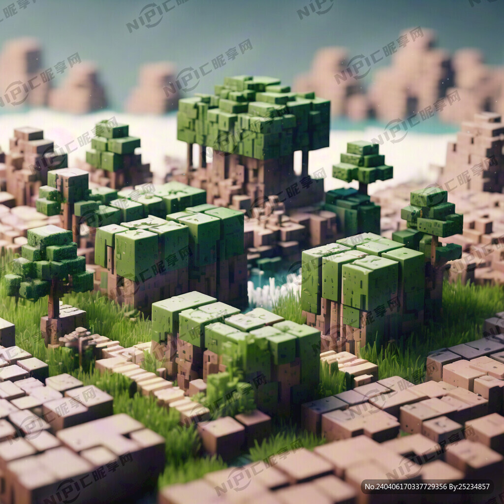 我的像素创作世界自由建造方块天地实操截图