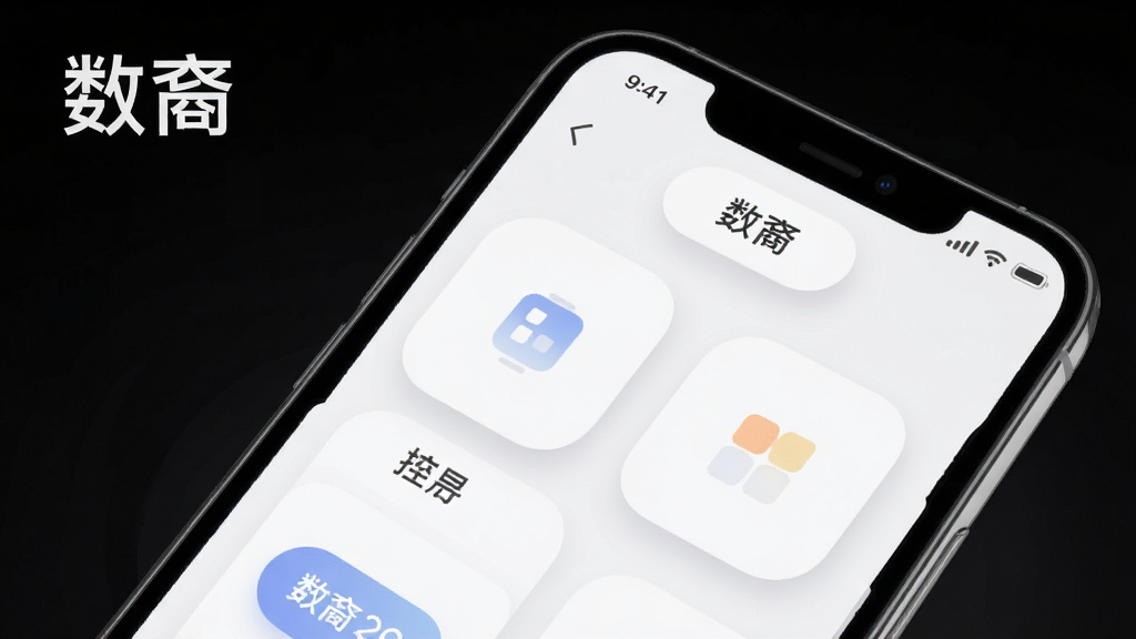 一张展示“数裔”应用主界面的生成图,画面以手机正面视角呈现,屏幕内显示简洁的菜单栏与功能图标,布局采用上下结构,风格为现代简约浅色系,细节包含圆角按钮与柔和阴影,画质清晰干净,画面中文字标注“数裔”