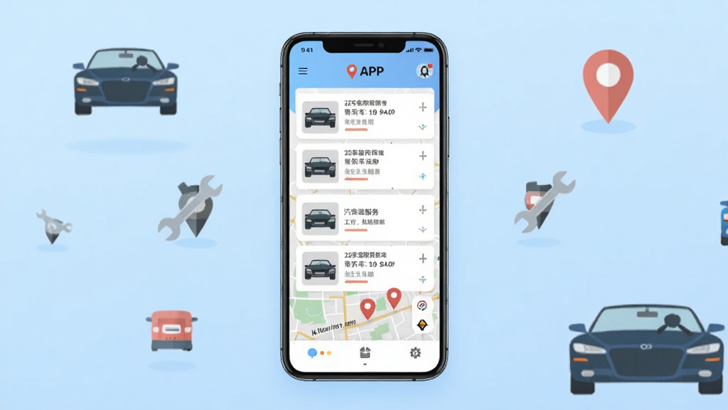 һ��չʾһ����APP��ҳ������ֻ���Ļ��ͼ������������һ�����������ֻ�����Ļ����ʾ������װ�����б��͵�ͼ��λ���ܣ�������ǳ��ɫ���䣬��Χ��׺���������֡���λͼ���Ԫ�أ����������ִ�����ƽ����ƣ����廭�ʣ��ɾ��޶���Ԫ��