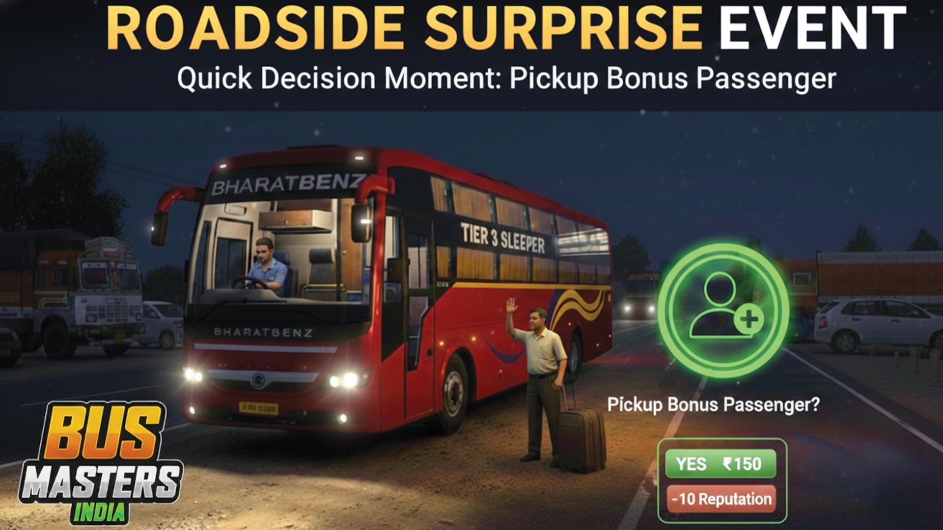 巴士大师:印度模拟器(Bus Masters: India Highway Driving Simulator Game) 巴士驾驶操作界面与车辆选择
