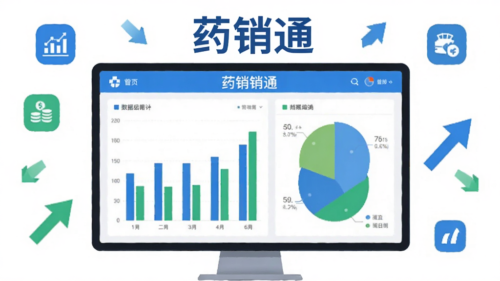 ���������ǡ�ҩ��ͨ������ͳ�ƿ�����棬��Ļ��ʾ��״ͼ�ͱ�״ͼ��ͼ����ɫ����ɫ����ɫΪ�������涥���С�ҩ��ͨ�����ֱ�ʶ������Ϊ����ɫ����Χ��׺��Լ������ͼ��ͼ�ͷԪ�أ���������ˬ���񣬱�ƽ����ƣ������������޶���Ԫ��