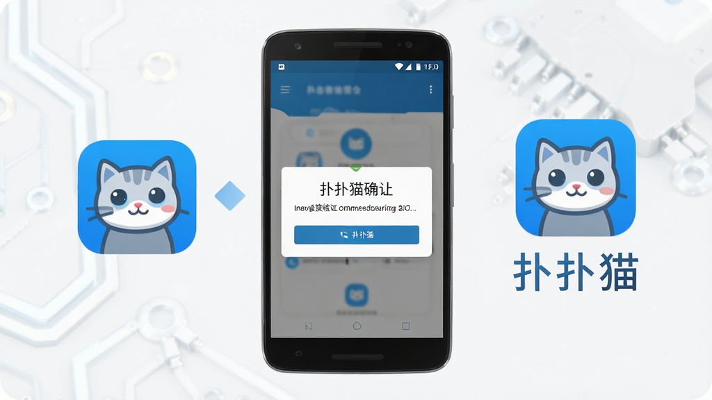 һ��չʾ��׿�ֻ���װ������è��Ӧ�ù��̵�ʾ��ͼ���������ֻ���Ļ��ʾ��װȨ��ȷ�ϵ������Ա��С�����è��ͼ������ֱ�ʶ�������Ƽ��У���ɫΪ���׻ң��Ű����������ʸɾ����޶���Ԫ��