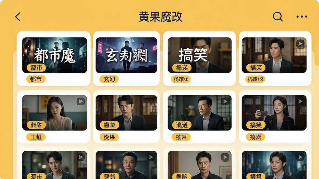 一个明亮整洁的移动端视频播放界面,顶部显示