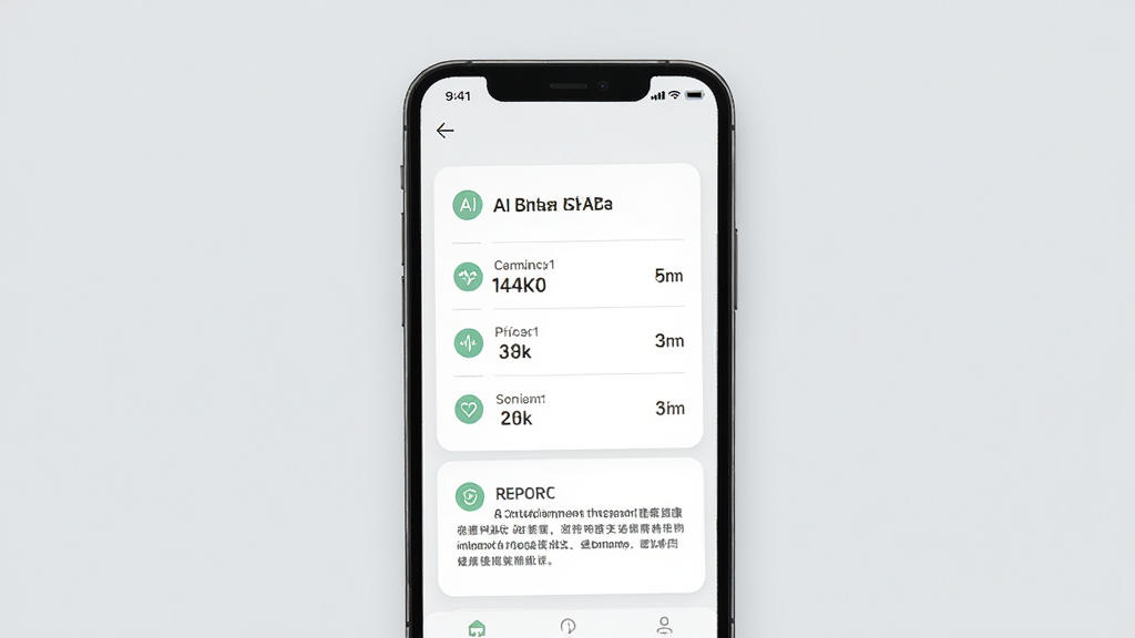 AI�������ټ�⽡������ҳ�棬�ֻ���Ļ��ʾ���濨Ƭ����Ƭ���б��⡢�����б��뽨�����֣�����Ϊǳ��ɫ������Ϊ�ֻ��뱨����棬���־��У����Ϊ���¼�Լ��ϸ�ڰ���ͼ����ָ��ߣ����ʸ��壬�ɾ����޶���Ԫ��