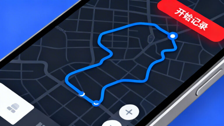 PlikeTrax 安卓版 轨迹记录界面截图