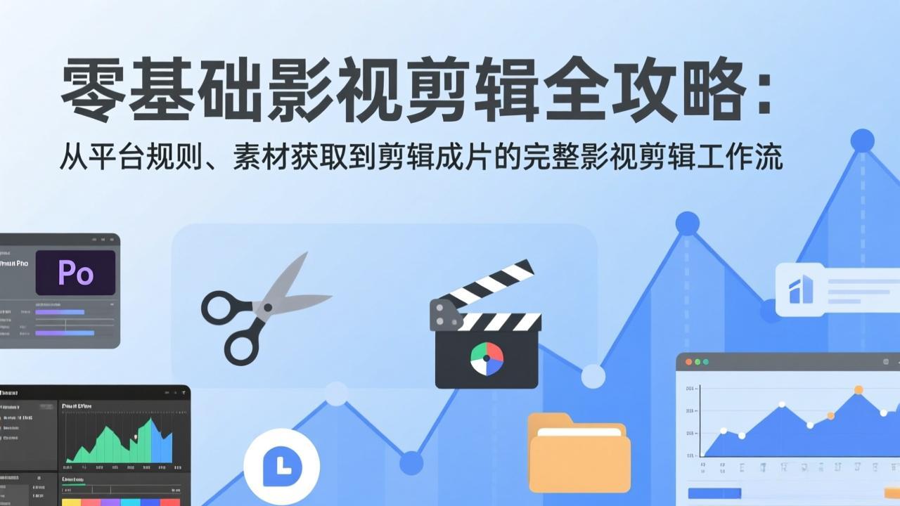 全能剪辑大师 零基础学剪辑入门到精通实操教程