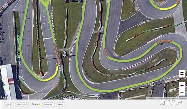 巴西精英赛车Brazil Elite Racing 赛道弯道走线和刹车点示意图