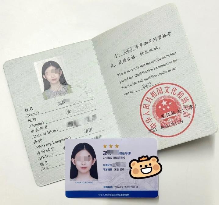 全国导游之家导游证查询结果页面展示