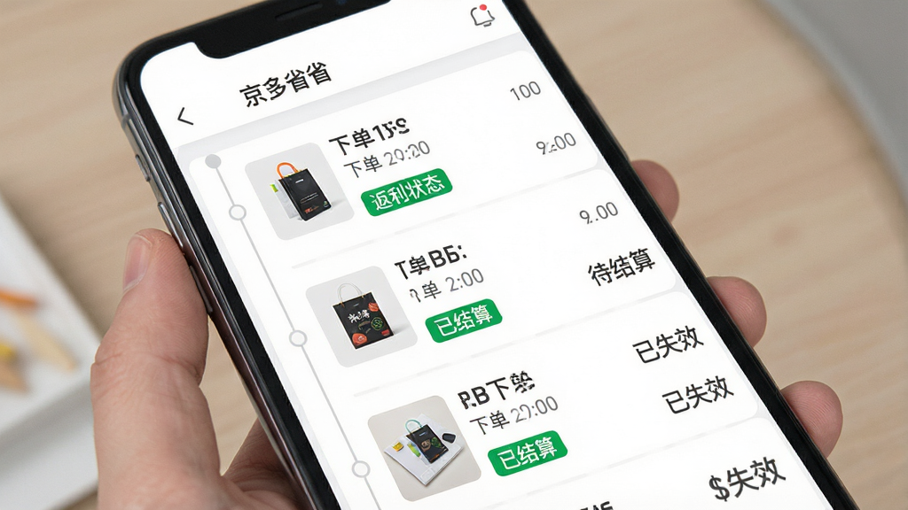 一张展示订单管理和跟踪功能的手机APP界面图片,画面中