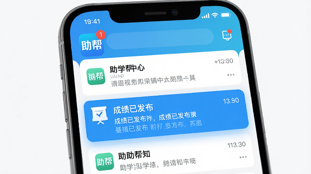 ����Ϊ��ѧ��App��Ϣ֪ͨ���Ľ��棬�ֻ���Ļ��ʾ����֪ͨ��Ƭ������һ��������ʾ���ɼ��ѷ�����������Ϊ�ֻ���Ļ��д��������״̬��ʱ����ʾ�����Ϊ�ִ��ƶ���֪ͨ��ʽ��ϸ�ڰ�����Ļ�ϡ���ѧ�Appͼ�ꡢ��ɫδ���Ǳꡢ֪ͨʱ���������Ϊ������Ⱦ��񣬸ɾ��޶���Ԫ��