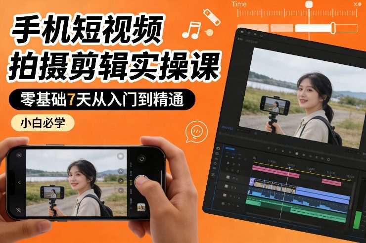 视分享教你用短视频记录生活技巧 新手拍摄剪辑全流程