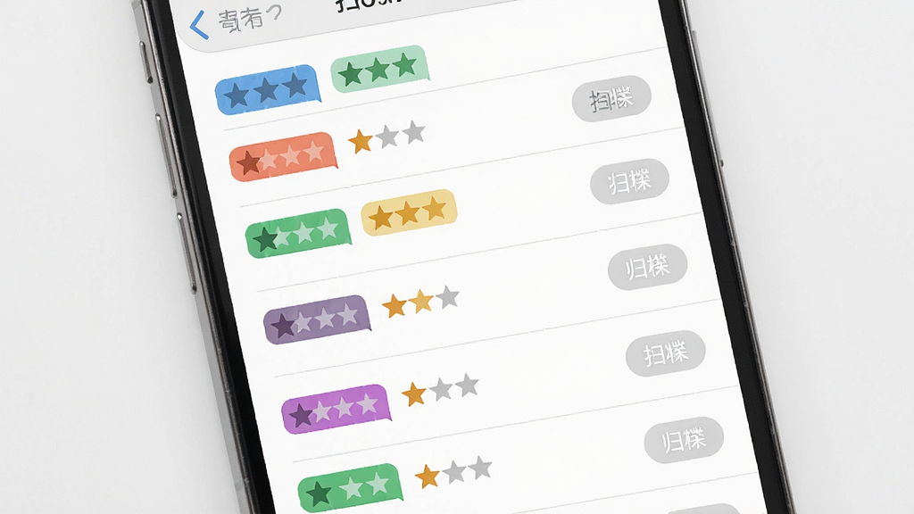 一张日历todo计划表任务分类与优先级设置的截图,画面主体为手机屏幕中的任务列表,列表内包含不同颜色的标签与星级优先级标识,布局纵向排列,排版清晰,风格为扁平化商务风,细节包含标签色块、星标图标和归档按钮,画质清晰,干净,无多余元素