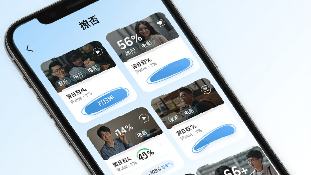 一部手机屏幕中展示