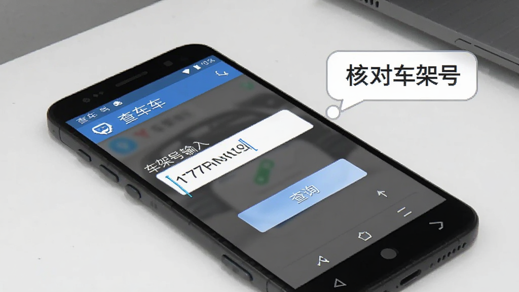 一张AI生成的手机操作示意图,画面展示一部安卓手机屏幕,屏幕上显示