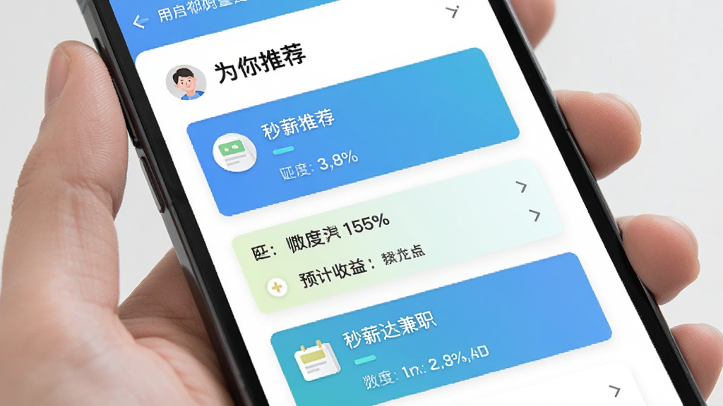 手机界面展示