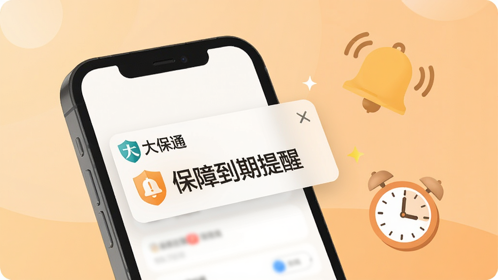一张展示消息提醒功能的图片,画面中一部手机屏幕弹出