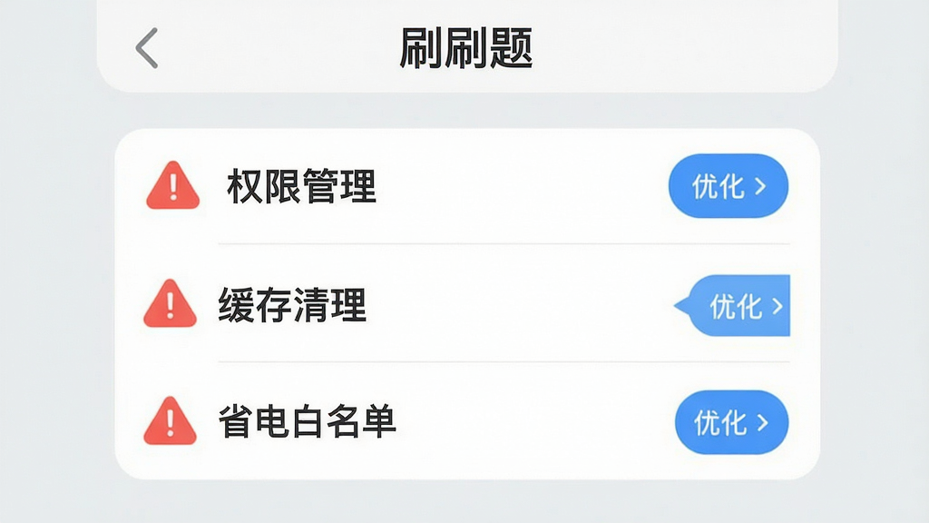 һ���ֻ������ͼ���Ĳ廭�������С�ˢˢ�⡱App������ҳ�棬��ʾȨ�޹���������������ʡ���������ѡ��Ա��к�ɫ��ʾͼ�����ɫ�Ż�ͼ�꣬������ǳ��ɫ�������ʵ�ã�ϸ�ڰ�����ťԲ�ǡ�����������ͼ����ɫ���������ʸ��壬�ɾ����޶���Ԫ��