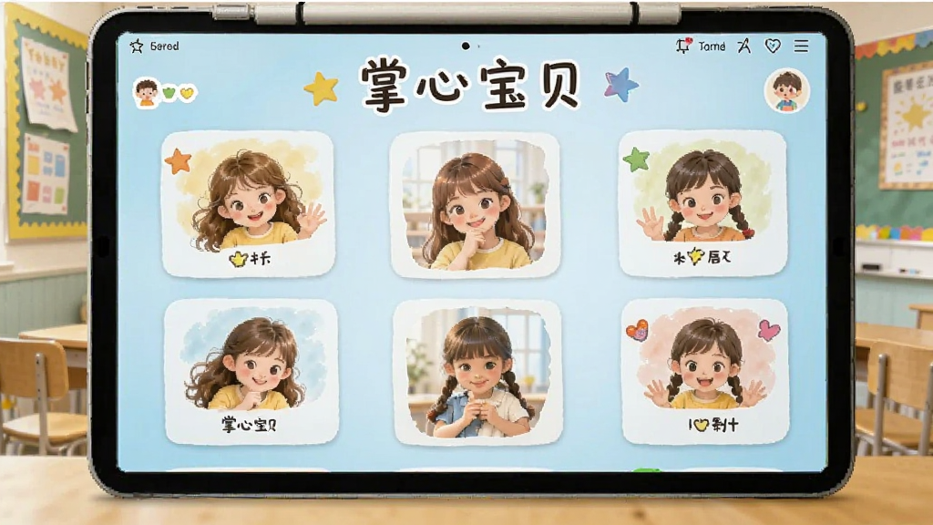 掌心宝贝 班级互动界面预览图