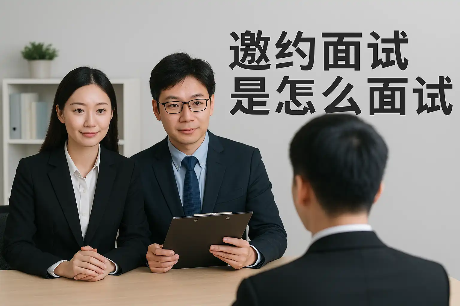 36招聘求职沟通与面试邀约提醒界面