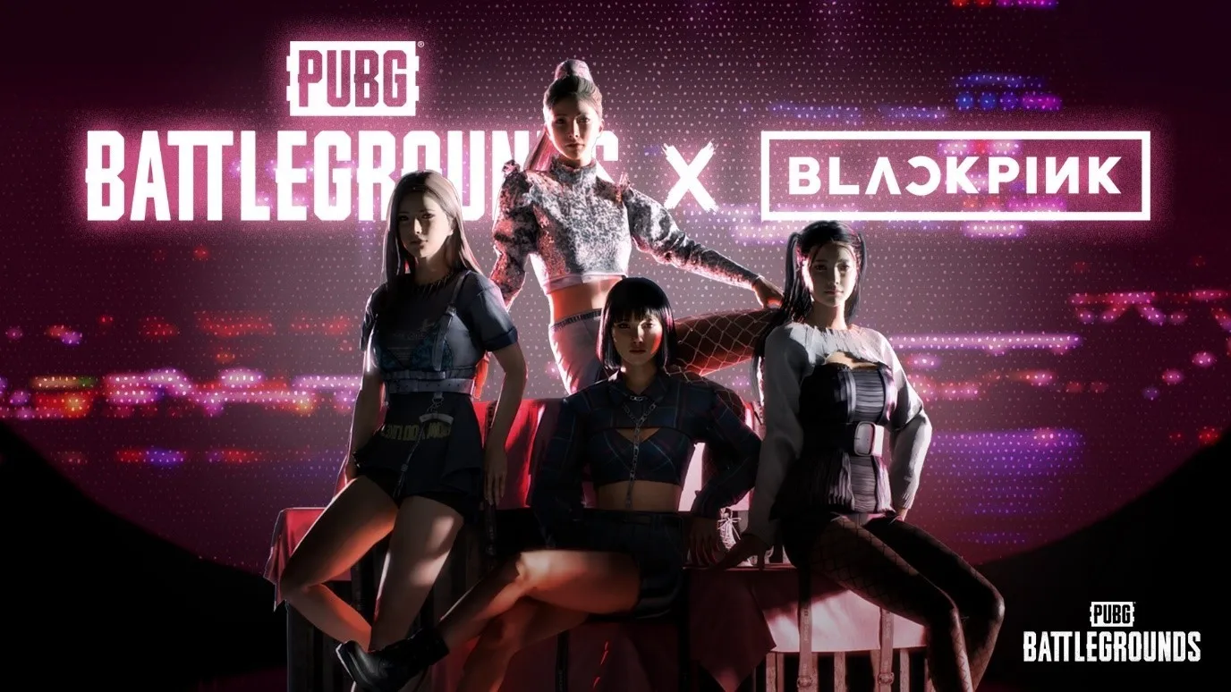 blackpink代言刺激战场国际服最新版 游戏内粉墨联动皮肤展示与画质设置界面