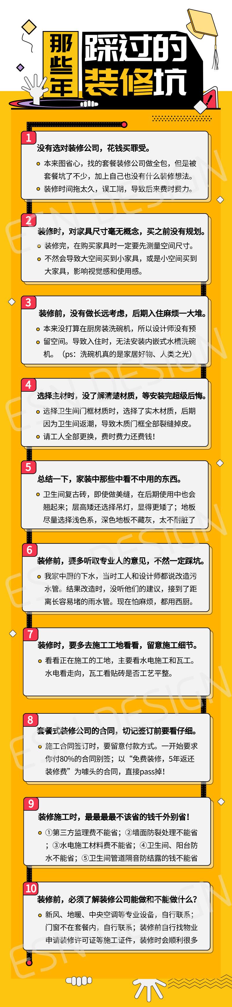 楼大大装修避坑指南新手必看 装修流程和常见陷阱