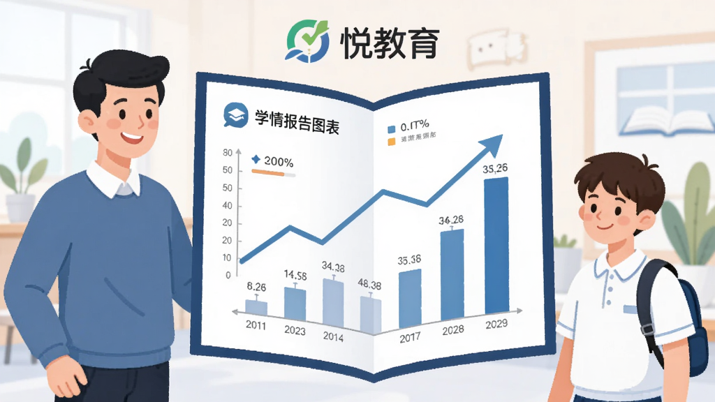 ��������Ϊһ��չ����ѧ�鱨��ͼ����ͼ����������������ͼ����״ͼ���Ա�վ����һλ΢Ц�ļҳ���һλѧ���������С��ý�������־������Ϊͼ�����С�����������ࣻ���Ϊ�����ƽ�廭��ϸ�ڰ��������ϵ����ݱ�ǩ��ͼ�ꣻ�����������ɾ����޶���Ԫ�ء�