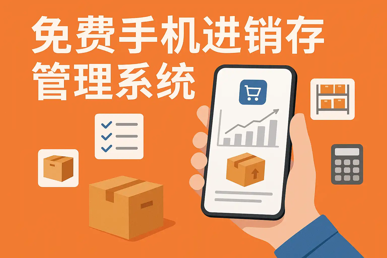 胜小二进销存手机端库存查询与报表界面