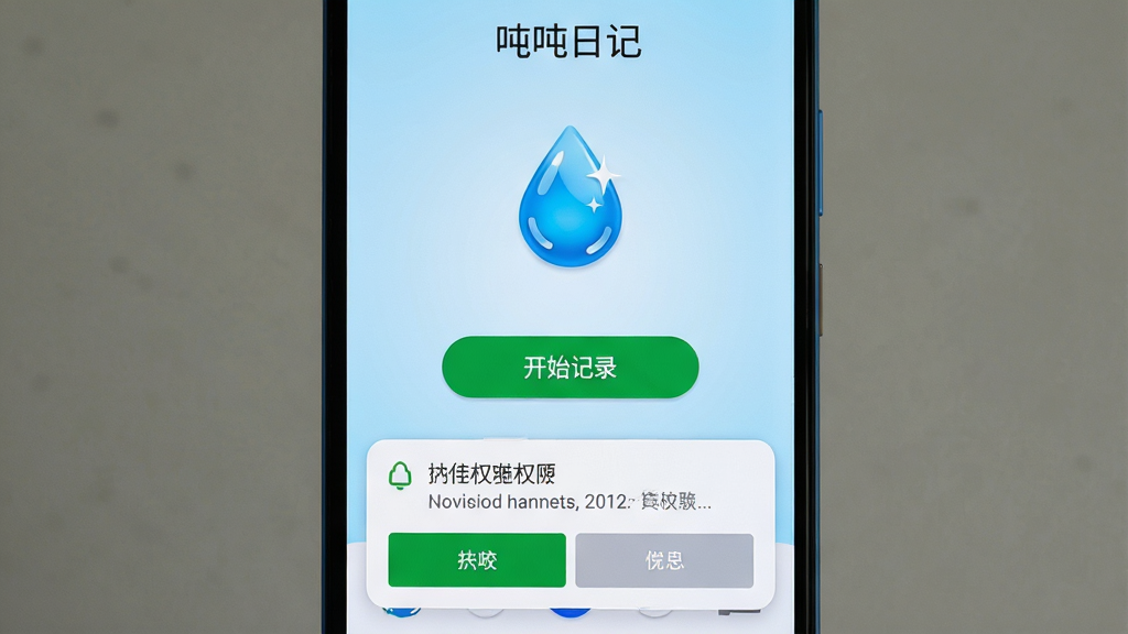 画面主体为一部安卓手机屏幕显示