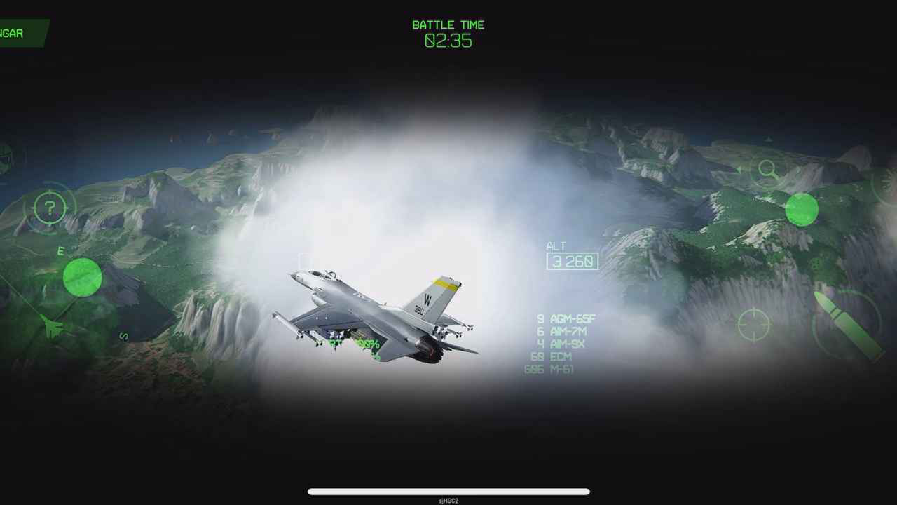 现代喷气战机(Modern Jet Fighters Online) 操作设置界面与灵敏度调节
