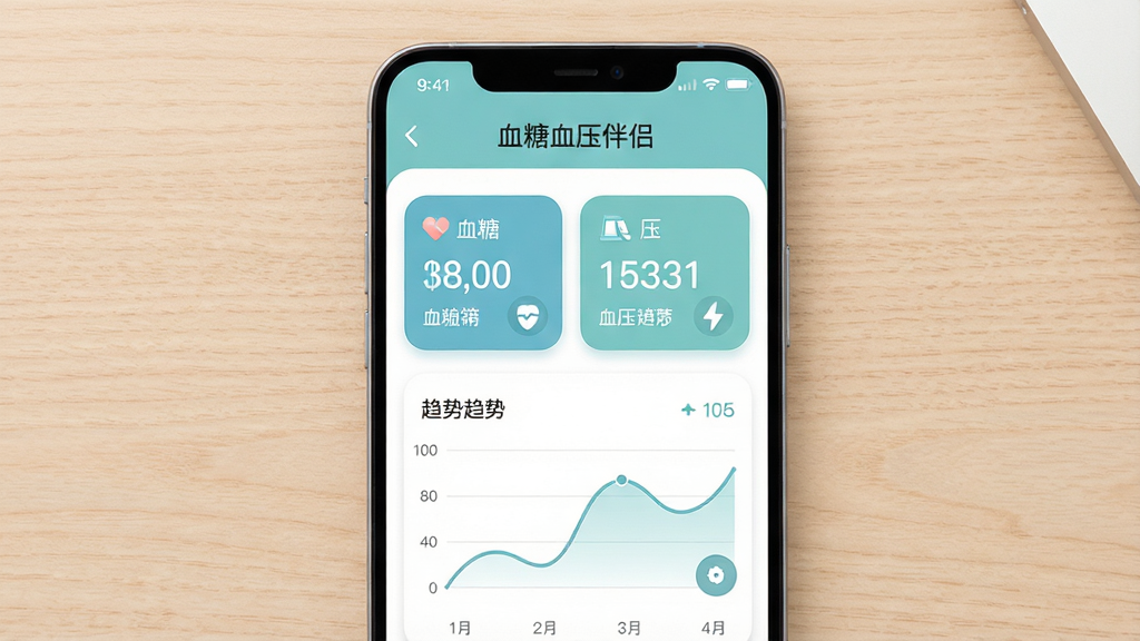 主体为一部竖屏安卓手机,屏幕中央显示