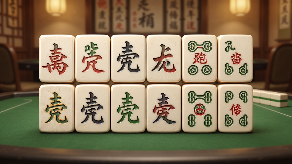 微壳跑胡子游戏主界面展示图,画面中央摆放一副整齐的字牌,背景为柔和暖色调的棋牌室环境,主体突出跑胡子牌面细节,布局采用居中对称构图,风格清新写实,细节刻画牌面文字与纹理,画质清晰干净,无多余装饰元素